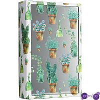Шкатулка-книга Succulents Mirror Book Box