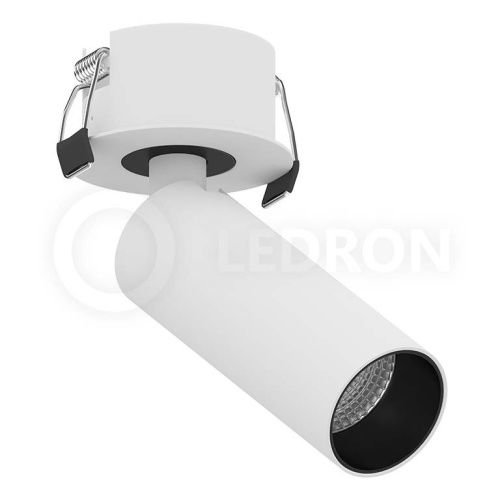 Встраиваемый светодиодный светильник LeDron SAGITONY R BASIC-S40 White-Black