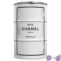 Декоративная Бочка- шкаф Chanel №5 white XL