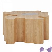 Журнальный столик деревянный фигурный дуб Пень от Odingeniy