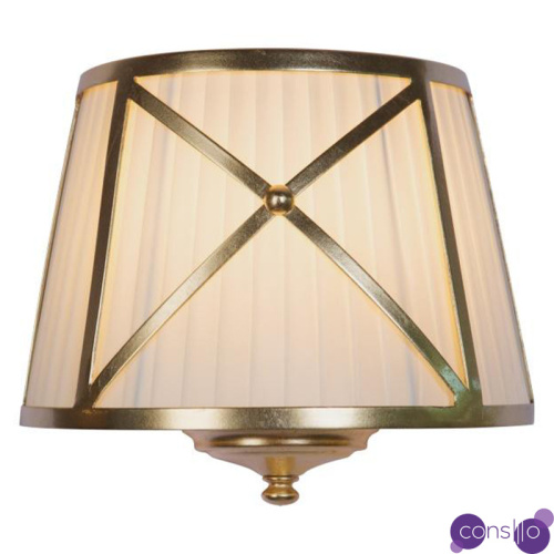 Бра Provence Lampshade Light Gold Wall Lamp