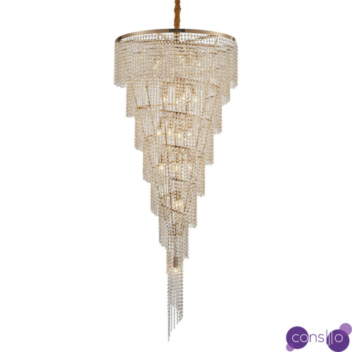 Хрустальная люстра Crystal Art Bronze D70 см