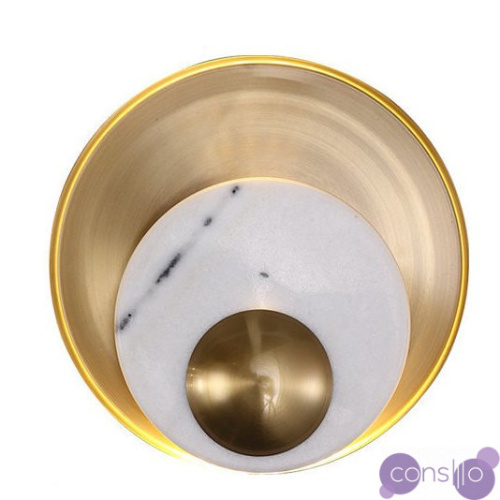 Бра Ginger & Jagger Pearl WALL LAMP round gold