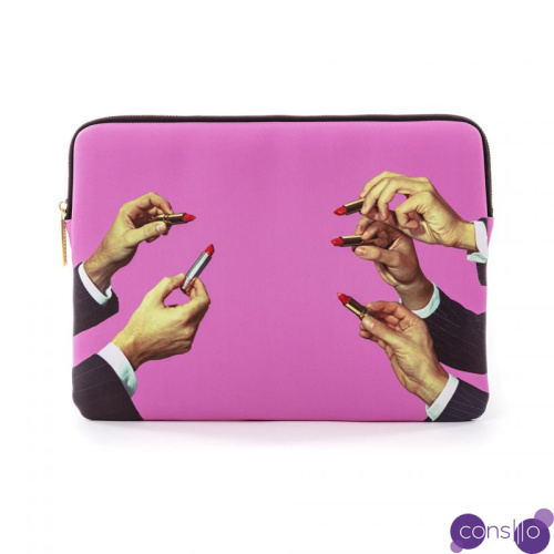 Чехол для ноутбука Seletti Laptop Bag Lipsticks Pink