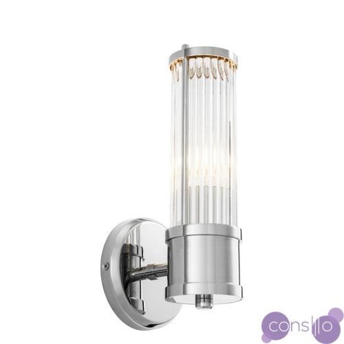 Бра Wall Lamp Claridges Single Nickel