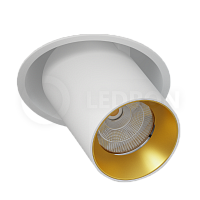 Встраиваемый поворотный светильник LeDron EVA DANNY MINI White-Gold