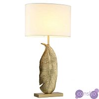 Настольная лампа Leaf Brass Table Lamp