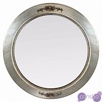 Зеркало серебряное круглое Nicole