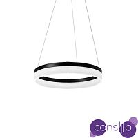 Подвесной Led дизайнерский светильник Corona by SONNEMAN D40 (черный)