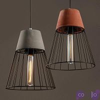 Подвесной светильник Cement Droplight Pendant Light cone