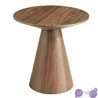 Приставной столик круглый шпон ореха 45 см ET652 от Angel Cerda
