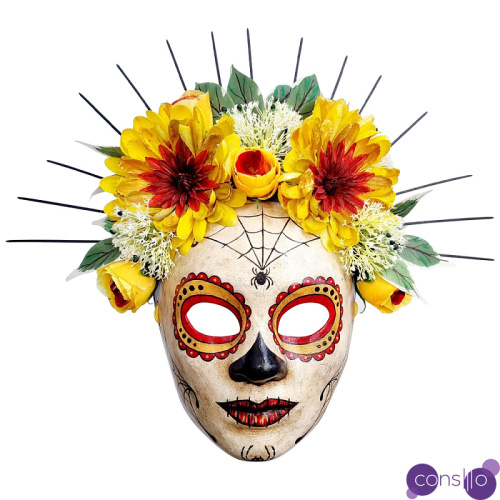 Дизайнерская карнавальная маска Carnival Mask Santa Muerte