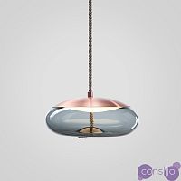 Подвесной светильник KNOT Small Gray glass Copper