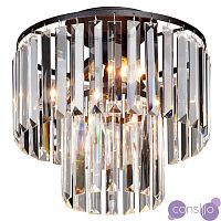 Потолочный светильник ODEON CLEAR GLASS 2-TIER диаметр 31 см