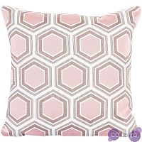 Подушка Hexagon Pink Geometry