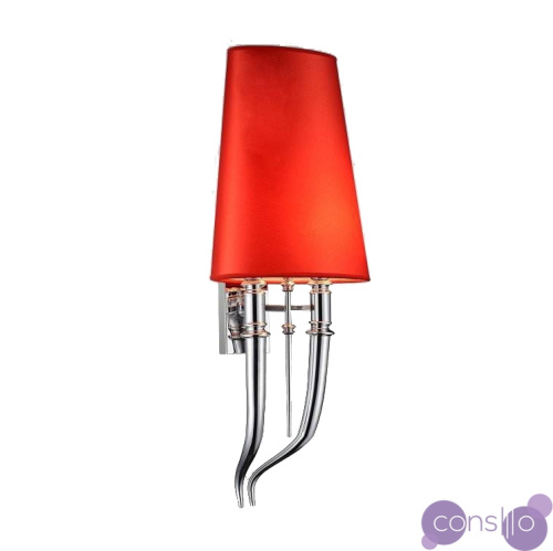 Настенный светильник копия Brunilde by Ipe Cavalli H72 (красный)