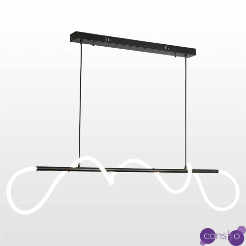 Люстра Luke Lampco Tracer Chandelier Black Line