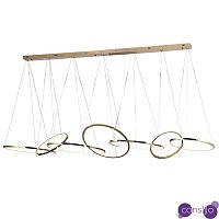 Люстра Ring Connection Horizontal Chandelier Gold