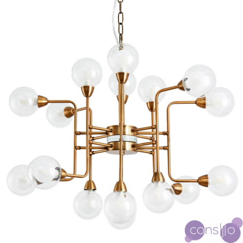 Люстра Bistro Globe Milk Chandelier 16