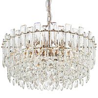 Круглая многоярусная люстра с хрустальным декором Cascade Waterfall Chandelier 18