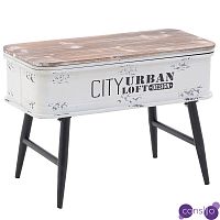 Приставной стол City Urban Loft Design Table white