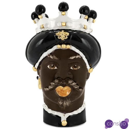 Ваза Vase Moro Man Medium New Black