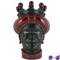 Ваза VASE MORO LADY CROWN DARK burgundy