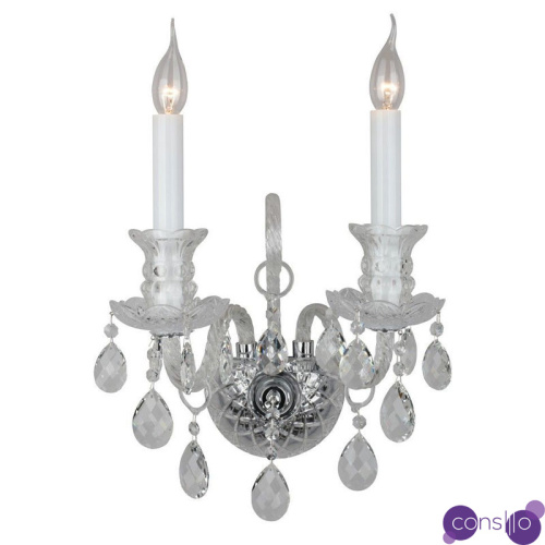 Хрустальное Бра Crystal Tears Хромовое Хрустальное Бра Crystal Tears Хромовое