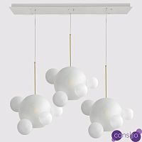 Люстра GIOPATO & COOMBES BOLLE BLS LAMP white glass rectangle