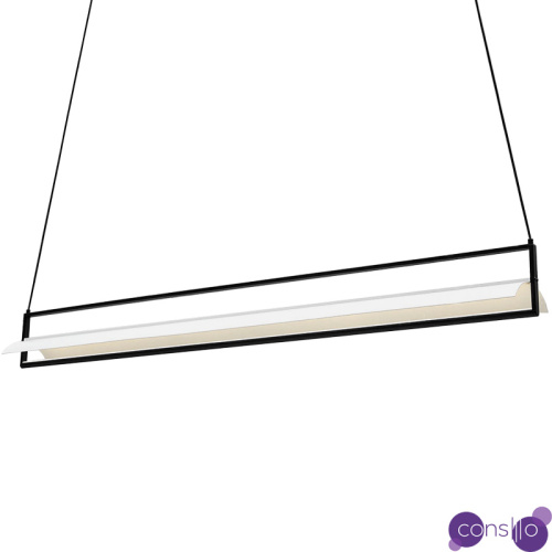 Дизайнерский линейный подвесной светильник CANVAS LINEAR RECTANGULAR HANGING LAMP