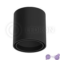 Накладной светильник LeDron KEA R ED GU10 BLACK