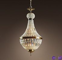 Подвесной дизайнерский светильник 19th C. French Empire Crystal Chandelier 18" by Restoration Hardware