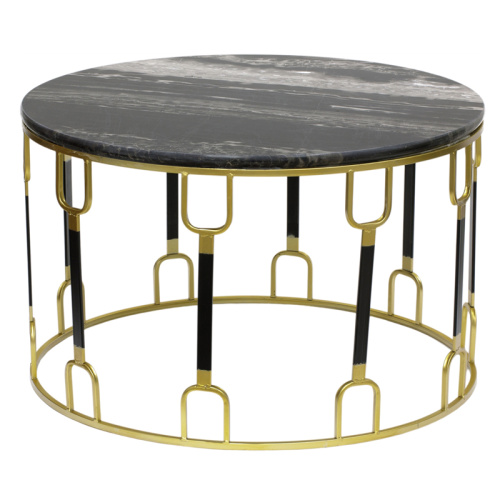 Приставной стол Dorius Side Table black marble