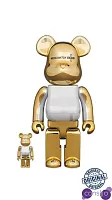  Bearbrick Medicom Toy Gold 400% (28cm)