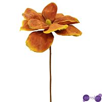 Декоративный искусственный цветок Магнолия оранжевая
