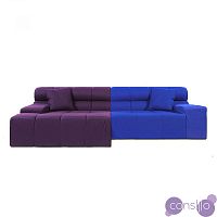 Диван Tufty-Time Sofa угловой модульный фиолетовый с синим