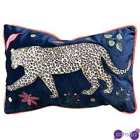 Декоративная подушка с вышивкой Panther Embroidery Cushion