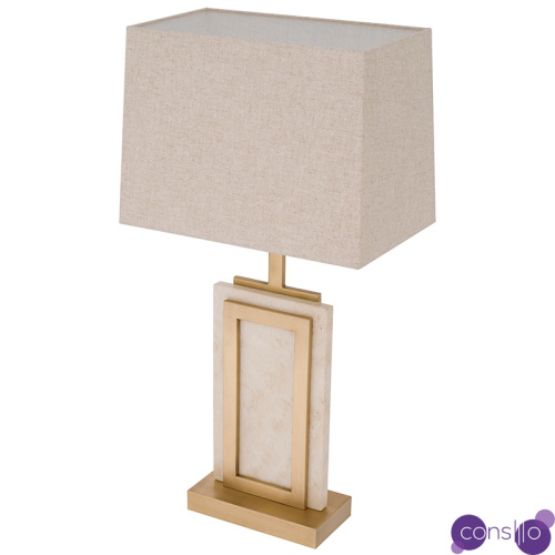 Настольная лампа Eichholtz Table Lamp Murray Travertine