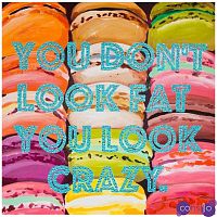 Картина “You Don’t Look Fat You Look Crazy with Macaroons”