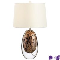 Настольная Crystal Table Lamp Brown Glass
