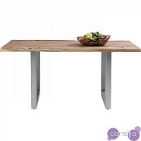 Обеденный стол деревянный с металлическими ножками 160 см Pure Nature