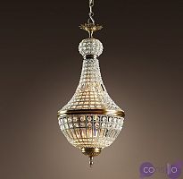 Подвесной светильник копия 19th C. French Empire Crystal Chandelier 18" by Restoration Hardware