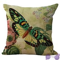 Декоративная подушка Green Butterfly