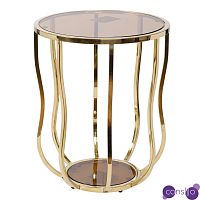 Приставной стол Fedric Side Table gold