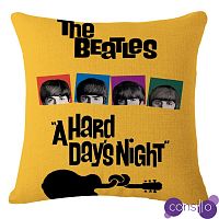 Декоративная подушка Yellow Beatles