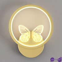 Бра Butterfly Gold Circle Wall Lamp