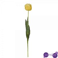Декоративный искусственный цветок Yellow Tulip