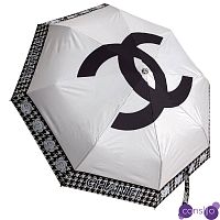 Зонт раскладной CHANEL дизайн 016 Белый цвет