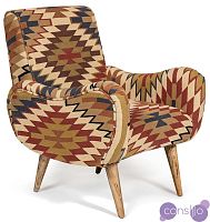 Кресло KELIM Pattern Brown Chair I