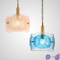Дизайнерский подвесной светильник из цветного стекла TRINO